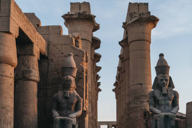 Embarking on board and visiting Karnak temples